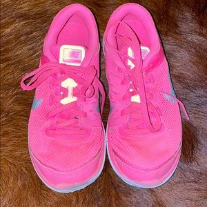 Pink girls Nike shoes